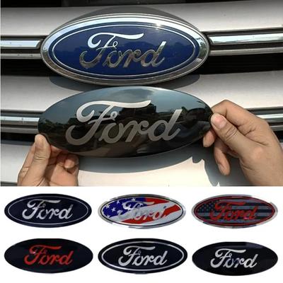 Rear Trunk Badge for F150 Fiesta Ranger Focus 2 Explorer MK4 Fusion Escape Kuga Mondeo Car Front Hood Emblem Cover Sticker