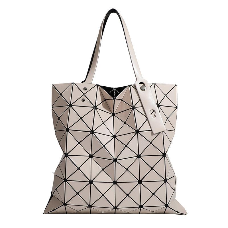 Geometric Diamond Bag New Japanese and Korean Women's Bag Versatile One Shoulder Underarm Bag Simple Large Capacity Hand Tote Bag