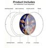 Akrylová okenní dekorace puzzle, Kreativní závěsná ozdoba z vitráže, Sestavitelná okenní dekorace, Zábavná DIY puzzle ozdoba, Okenní dekorace do domácnosti