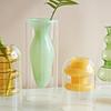 Glasvase Kunstdekorationen Blumengefäß Pflanzgefäß Vase Heimdekor Accessoires Desktop Handwerk Terrarium Wohnzimmerdekoration