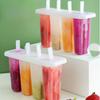 Popsicle Mold Set, DIY Reusable Maker for Yogurt Fruit Snacks, Healthy Homemade Treats for Party