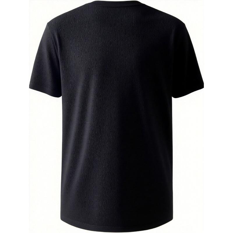 Men's T-Shirt,Summer Short Sleeve,Round Neck,Trendy Top,Versatile Casual Daily Commute,Fashionable