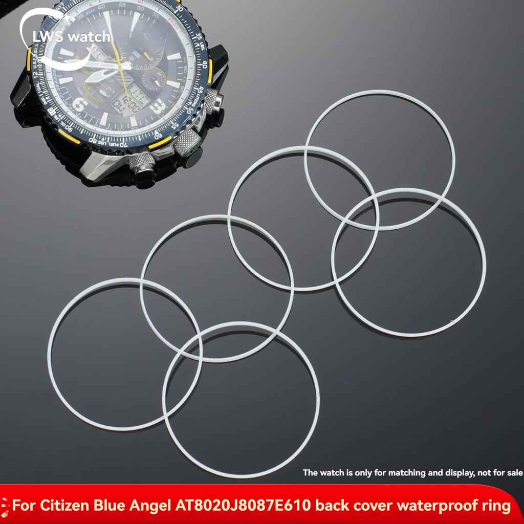 For Citizen Blue Angel AT8020 J8087 E610 AT8020-03L/54L Series Back Cover Bottom Caver Waterproof Ring White Sealing Rubber Ring