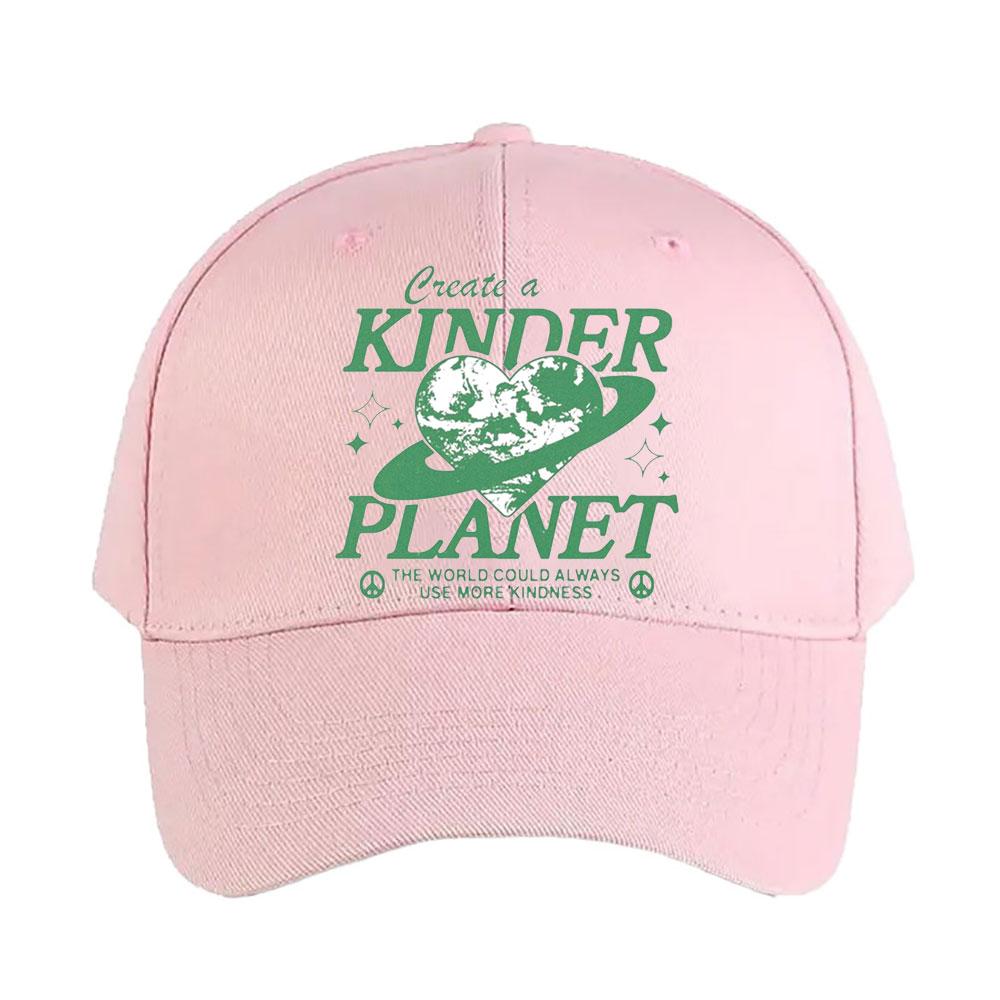 Create a kinder planet Cap Summer Women Unisex Adult Peaked Hat Fashion Casual Adjustable Printed Baseball Caps Trucker Cap
