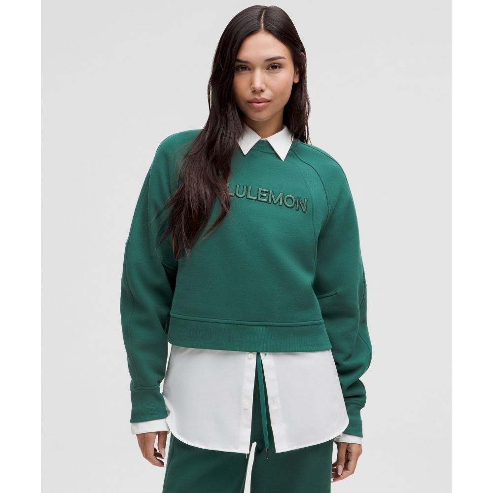 

Lululemon Свитер свободного покроя с надписью «Scuba» с надписью «Storm Teal» XS/S