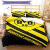 3pcs Football Team (5) Design Cover Set - HD Printed Bedding with 1 Cover and 2 Pillowcases - Perfect for Home and Dorm Decor