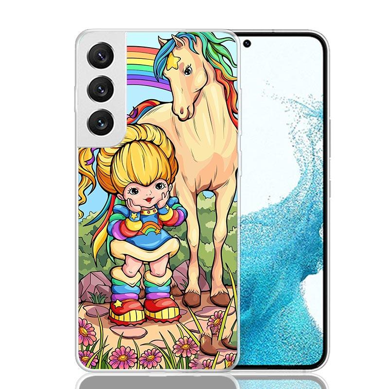 R-Rainbow Cute Brite Phone Case For Samsung Galaxy S26 S25 Edge S24 S23 FE S22 Ultra S21 Plus S20 + Fundas Cover Coque Galaxy S2