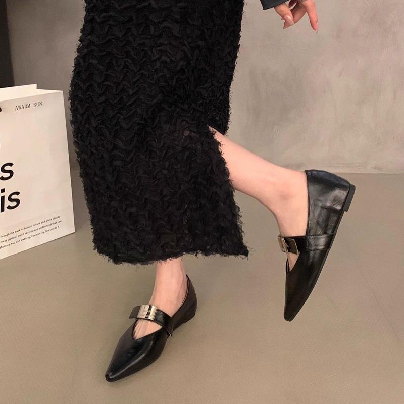 Mode Übergröße 42 Neue Damen Ballerinas Mary Janes Silberfarben Spitze Bequeme Gummisohle Modische Koreanische Sle Casual Schuhe