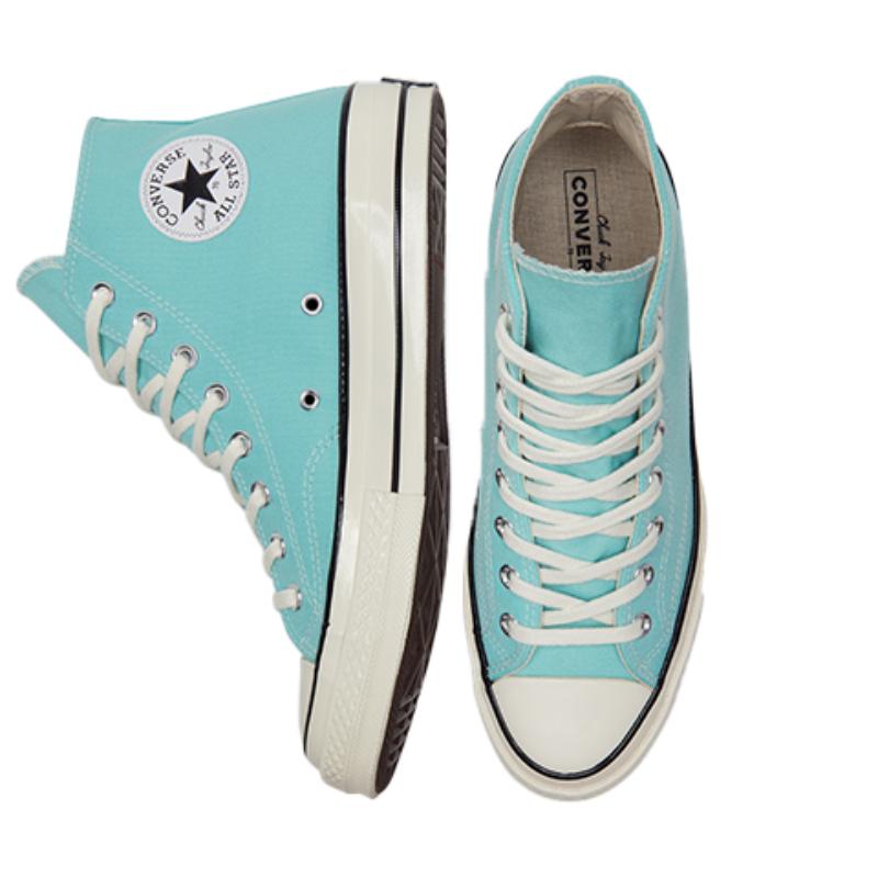Converse 1970s Chuck Taylor All Star Comfortable & Versatile High Top Espadrilles Unisex Mint Blue