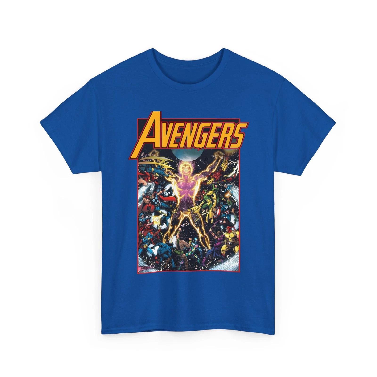 Avengers T-Shirt - George Perez Art - Korvac Saga - Marvel Comics XS
