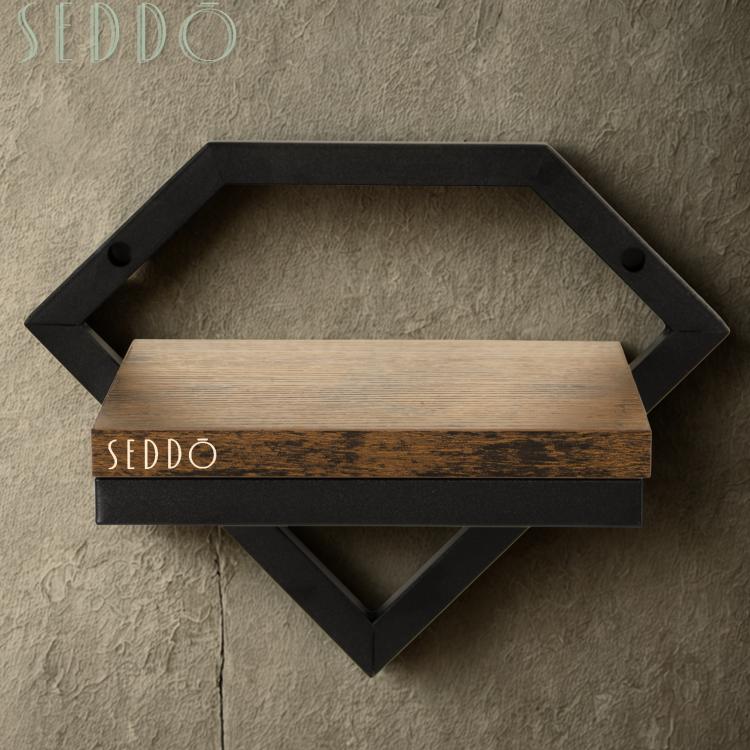 Single-level wall shelf, hanging flower stand, loft wall shelf, living room