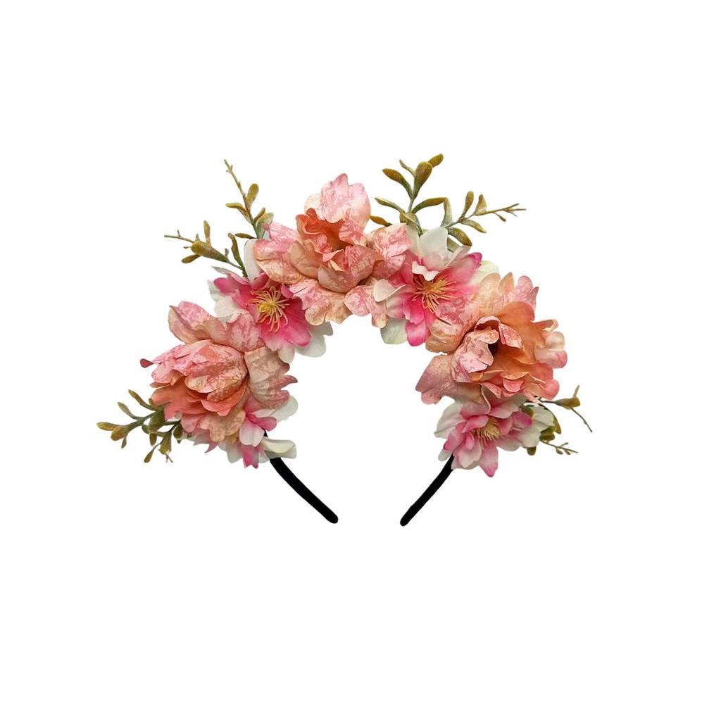 New super fairy flower headband Mori travel photo photo headgear wedding party hair accessories girl