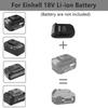 For Einhell to for Dewalt Adapter for Einhell 18V Li-ion Battery Converter to for Dewalt 20v Battery Cordless Power Tools Drill