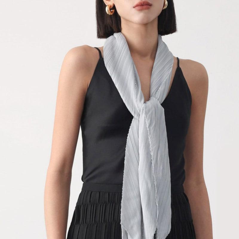 PLEATSMOOD Essential Pleated Scarf_4 Colors