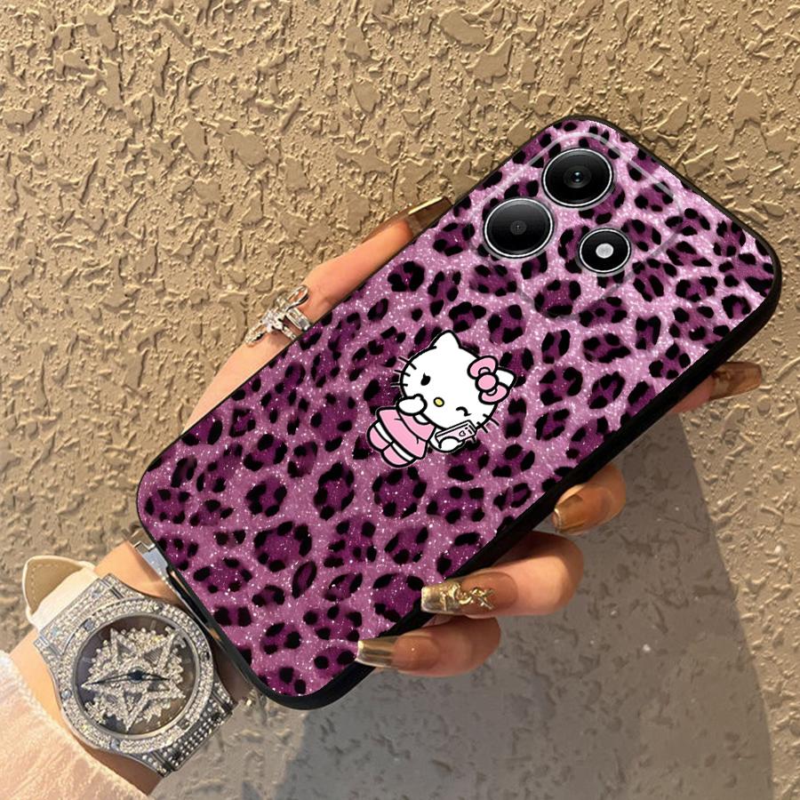 Leopard Hello K-Kittys Phone Cover Case for Xiaomi Redmi Note 14 12S A4 A5 10 12 11 Pro 11S 14C 13 Pro Plus A1 A2 A3 K40 K80 12C