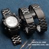 Stainless Steel Watchbands Adapter for CASIO G-Shock Modified GG-1000/GWG GSG-100 Men's Black Bracelet Strap Watch Chain