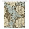 Botanical Floral Shower Curtain Set Bathroom Shower Curtain Liner Waterproof Home Decor Tapestry Print Design 90x180cm