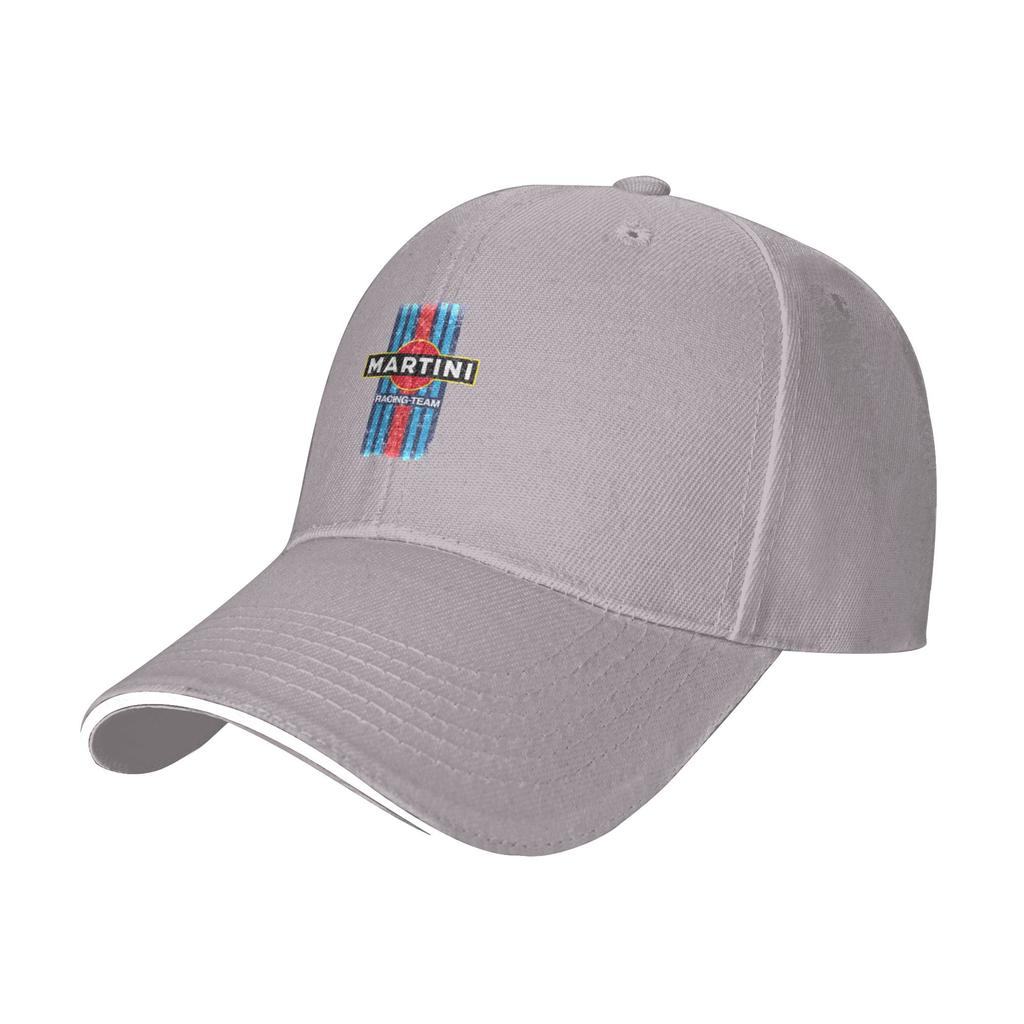 Fashion Martini Racing Retro Curved Brim Baseball Cap Seaside Vacation Sun Visor Hat