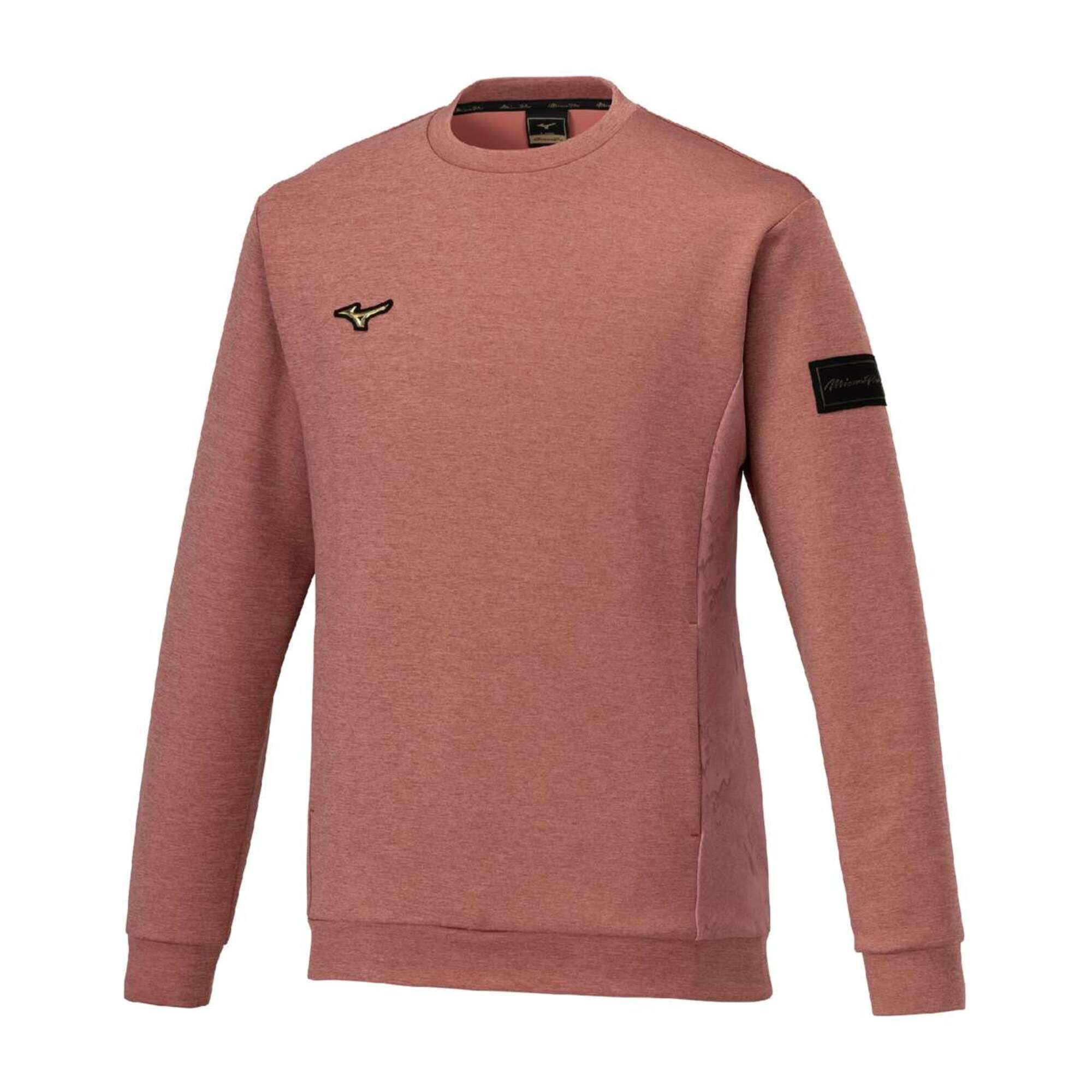 

Mizuno Pro Stretch Sweatshirt (Crew Neck) 12JEBK74 (Size L) in Marsala Wine Heather (Directly Available at Mizuno Stores)