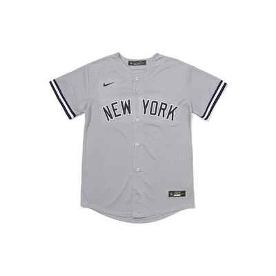 X MLB New York Yankees Klasická potlač písmen Pohodlné ležérne tričko s krátkym rukávom Detské vrchné diely Sivá 3Z3B7ZWBA-JUDGE