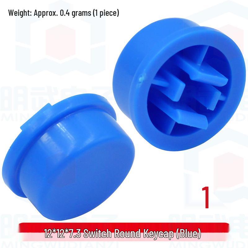 Mingwu Electronics Colorful Round Keycap Switch Caps - B3F Plastic Accessories