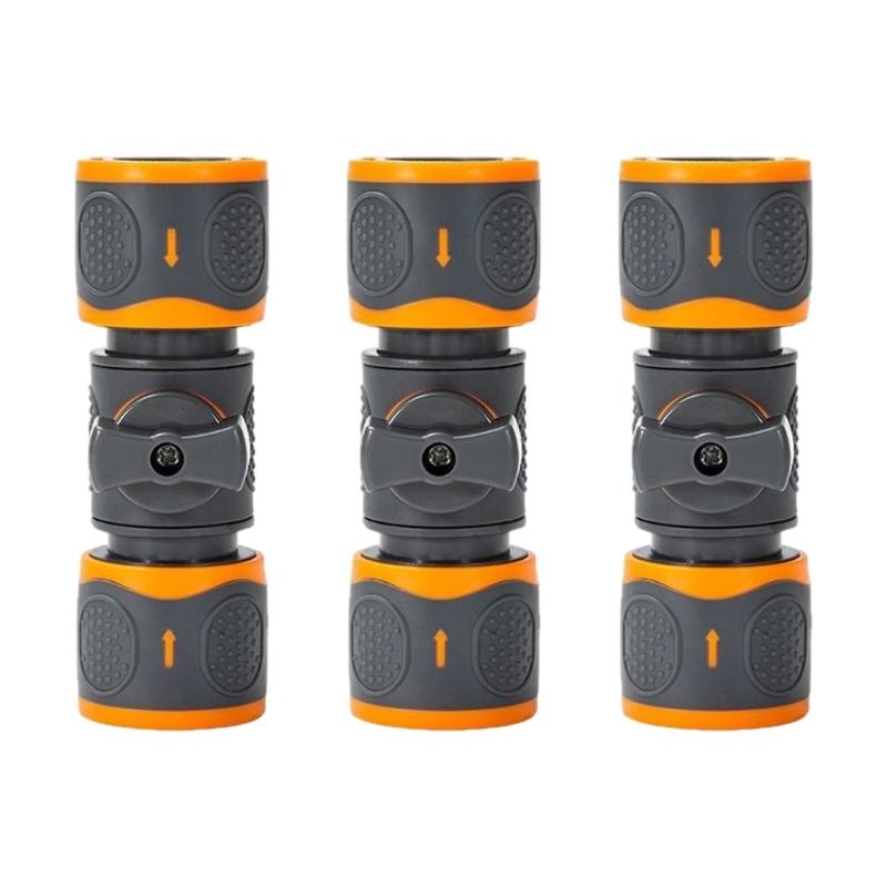 Schwerer Typ ABS-Kunststoff Doppel-Schnellverschluss-Schlauchkupplungen Auslaufsicher Für Außen- und Innenbereich