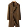 Autumn and Winter New Men's Double-sided Wool Coat Medium and Long Suit Collar Cashmere Coat Men's Woolen Trench Coat