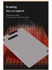 Foldable 300W Silicone Heating Pad for Dishes - Rapidly Heats, Rice White, Convenient for Household Use.