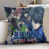 Football Anime B-Blue L-Lock Pillow Anime Pillow Sofa Bed Head Pillow Cover Cushion Cover 45x45 cm Fashion