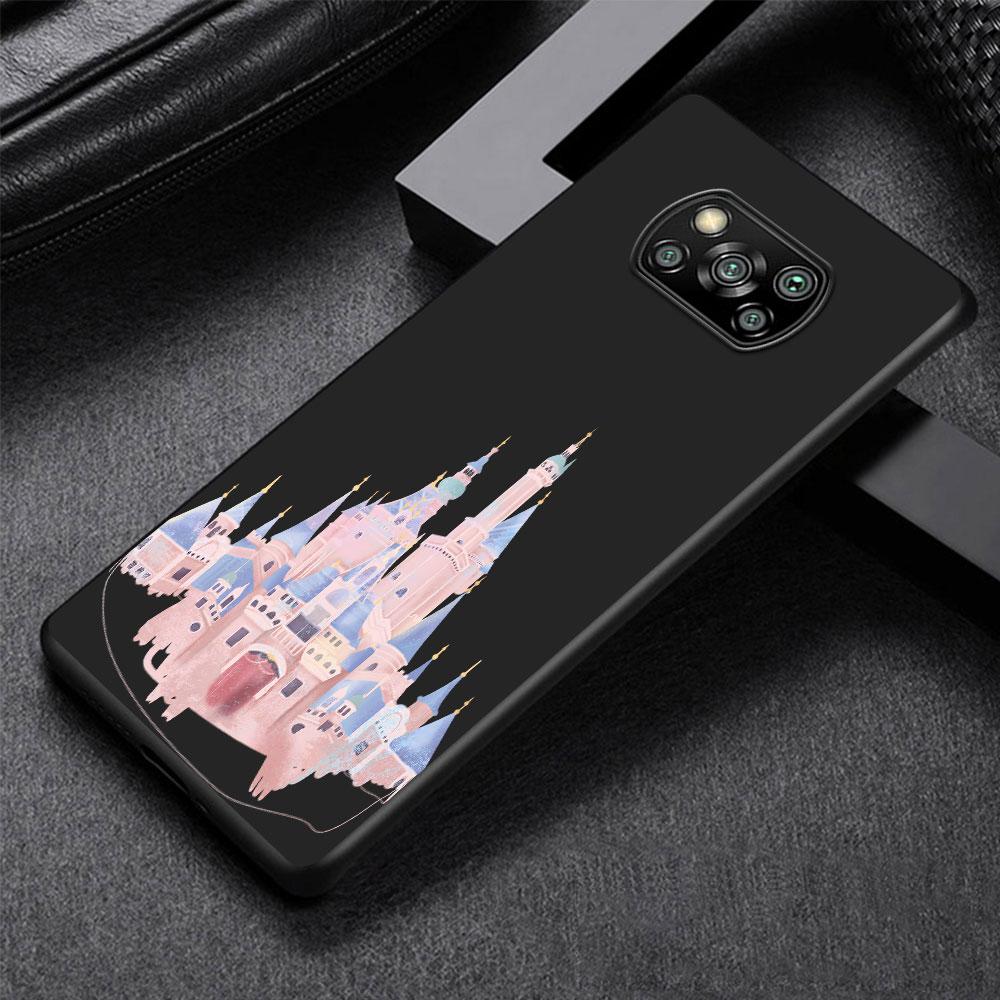 

Чехол с мультяшным замком для Xiaomi Poco M5s X3 NFC X5 F3 M4 M3 Pro, черный силиконовый мягкий чехол для телефона Xiaomi Poco M3 Pro