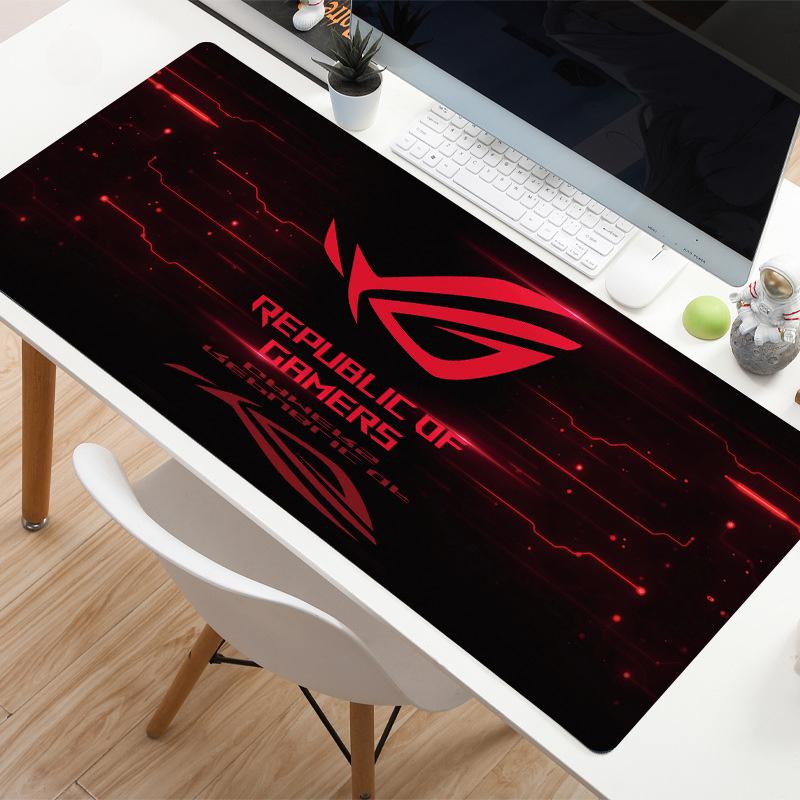 Office Mouse Pad Durable Desk Mat Soft Cloth Surface Natural Rubber Base for PC Laptop Keyboard Office Desk Setup Daily Computer