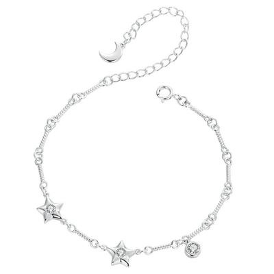 Silver Bracelet Women's Bracelet Stars Zirconia Silver 925 Trusky