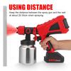 88V 1000ml Cordless Spray Gun 800W Electric Paint Sprayer High Power Spray Gun With Nozzles Flow Control For  18V Battery