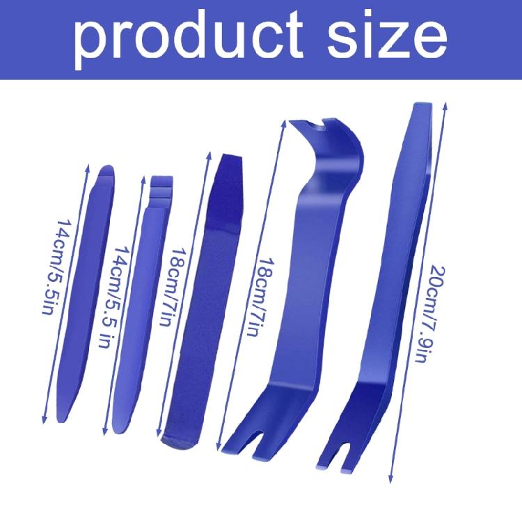 6 Stück Auto-Installationskit Auto-Türklammer Verkleidungsleistenentferner Armaturenbretter Navigation Demontage Kunststoff Auto-Innenraumreparatur