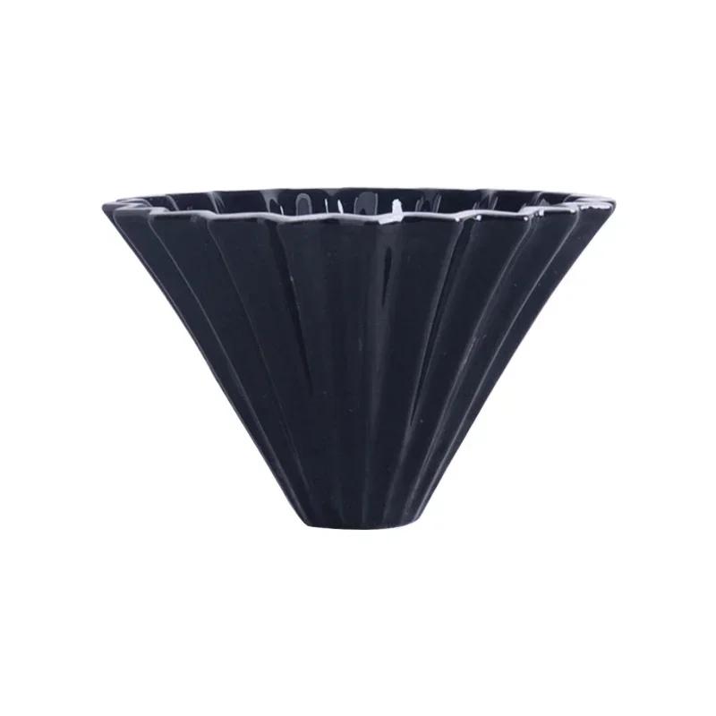 Ceramic Coffee Dripper Pour Over Coffee Maker Set with Glass Share Pot American Style Brewing Kit for Home Cafe Accessories