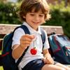 Acrylic Keychain Kit 8Pcs Back to School Set, Theme Keryring Gift for Students, Decorative Accessories Bags & Backpack