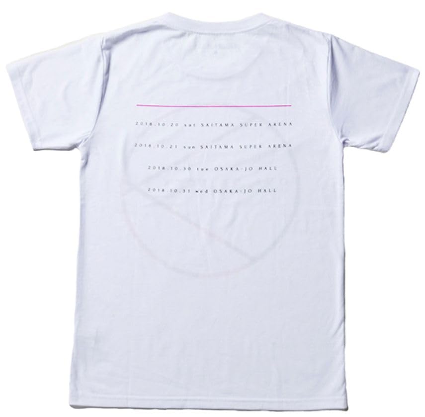 ONE OK ROCK WITH Orchestra Japan Tour 2018 Type (Circles) T-shirt, White (Medium)
