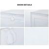 6/1cs Transparent Shoes Case Folding Storage Box Thickened Drawer Case Plastic Shoe Boxes Stackable Organizer Household Item