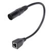 JORINDO JD6099 Adaptor Cable 5Pin XLR Male to RJ45 Female OxygenFree Copper Adaptor Cord