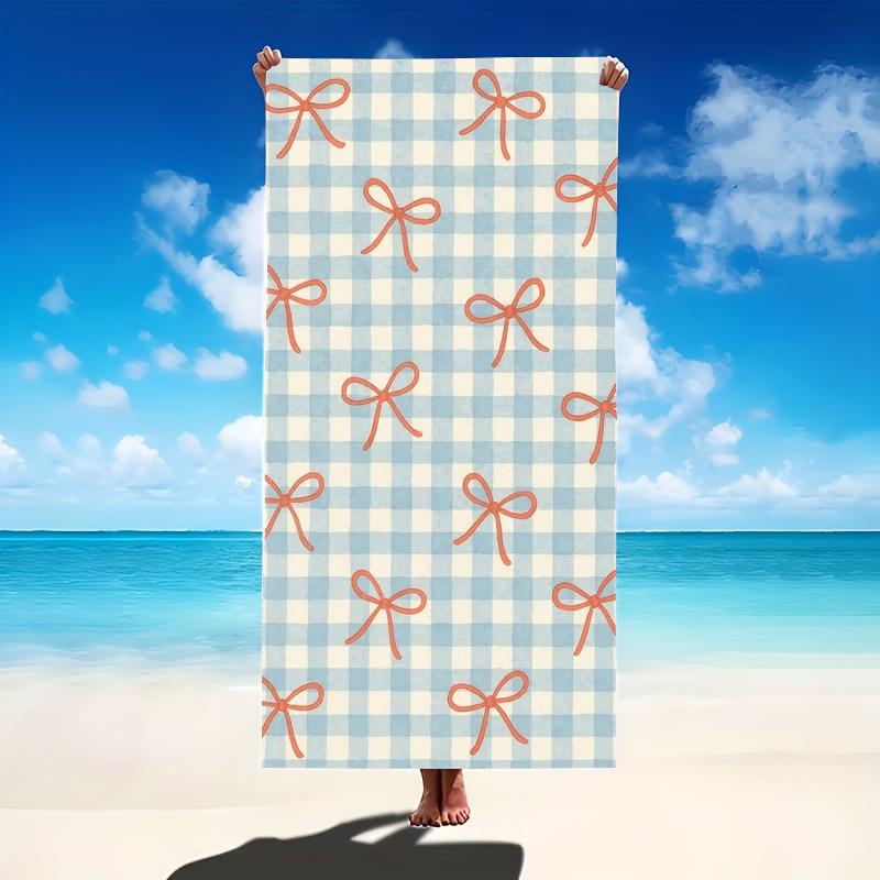 Watercolour Cherry Beach Towel Oversized Microfiber Extra Large Quick Dry Sand Free Bath Towel Swim Pool Blanket For Adults