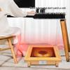 Solid Wood Electric Foot Warmer Heater