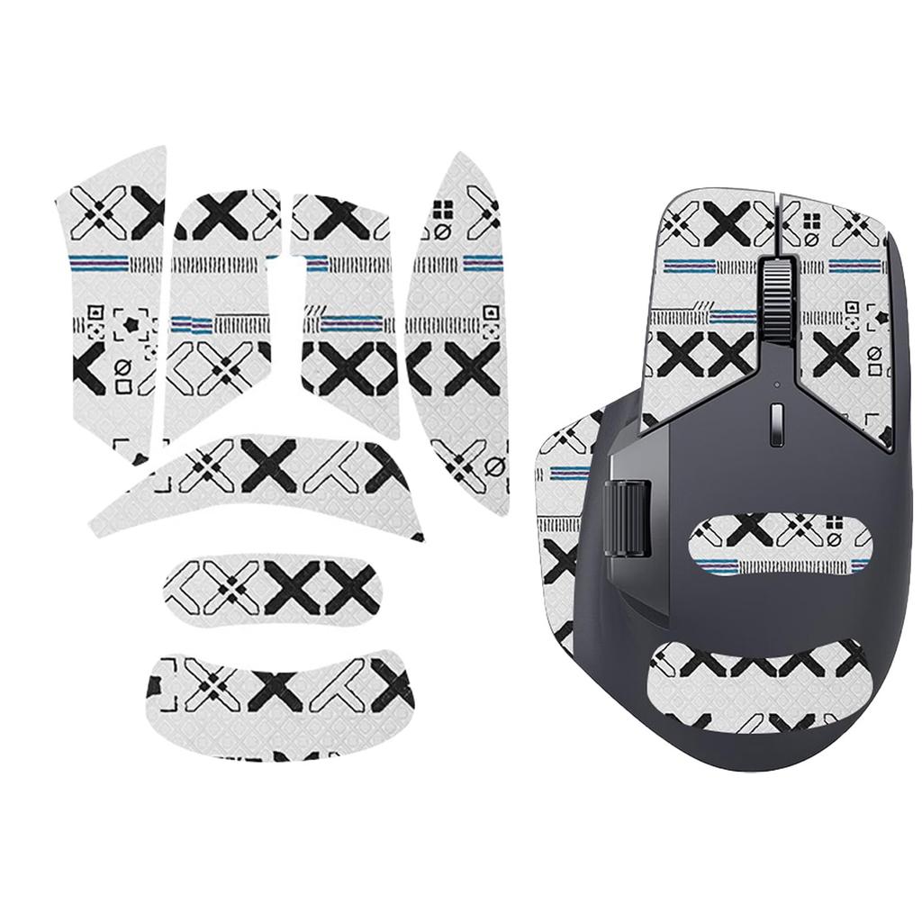 Rapoo MT760 Mouse Grip Tape [NOUKAJU] for Rapoo MT760 Gaming Mouse, Ultra-Thin, Highly Absorbent, Anti-Slip Tape for Gaming Mouse (White)