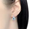 London Blue Topaz Silver Earrings 0.763ct (1972434)