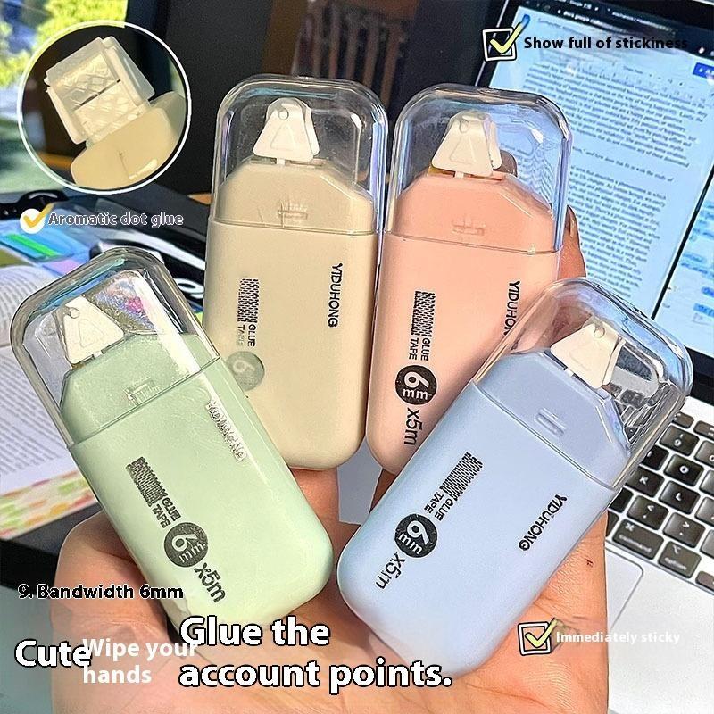 4Pcs/1Set Double-Sided Adhesive Dots Glue Tape Acid Free & Safe Permanent Tape Roller Tape