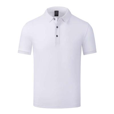 XBJSH A005  220G Combed Cotton Golf Lapel POLO Shirt Men's