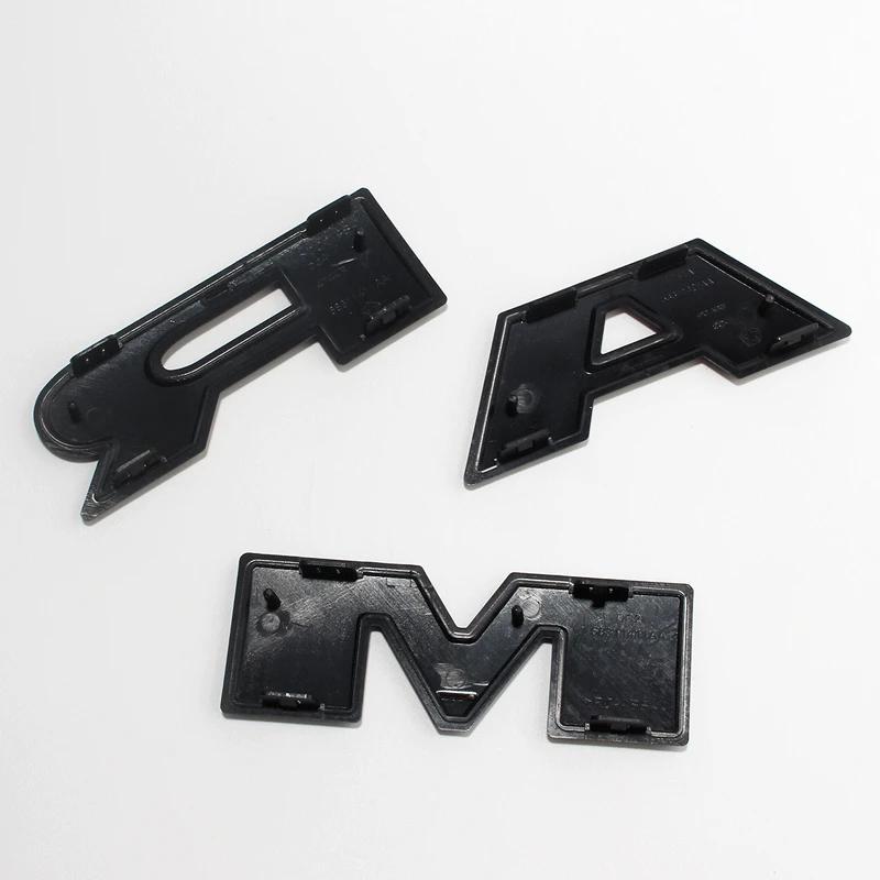 CVT3 ABS Car Front Logo Emblem Cover for Dodge Ram Logo 1500 2500 3500 2021 2020 2019 2018 2017 Auto Styling Head Grille Badge Decals
