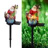 Landscape Lights Christmas Old Man Snowman Garden Courtyard Decoration Solar Lights Outdoor Resin Floor Insertion Landscape Ligh