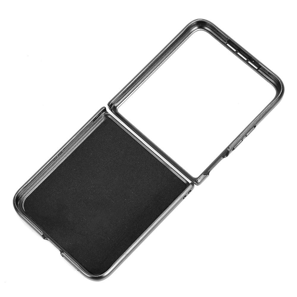 For Xiaomi Mix Flip 5G Case Carbon Fiber Texture Shockproof PU+PC Phone Cover