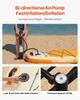 Inflatable Stand Up Paddle Board, 3.05m X 84cm X 15cm Wide Ultra-Light SUP Paddleboard, All Accessories Included, Pump, Paddle, Fin, Backpack, Ankle