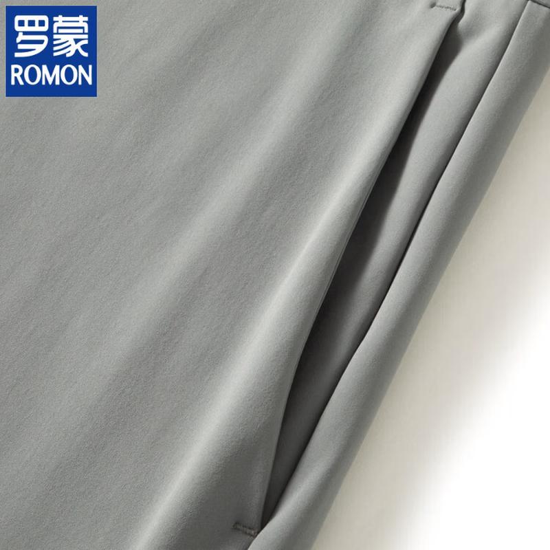 ROMON Men's Lightweight Business Casual Trousers